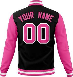 Veste d'hiver confortable pour homme, style Letterman, col montant, logo sur le devant, coupe-vent, haute qualité, écologique, à prix raisonnable - Product Image 2