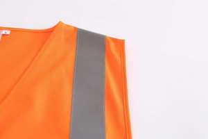 Gilet de sécurité haute visibilité 100 % polyester, classe 2 ANSI, imperméable, avec LED clignotantes et réfléchissantes, pour la construction, les agents routiers, la sécurité, les hommes, avec logo - Product Image 5