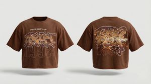 Fabricante de Ropa, Color Liso, Calidad Premium, Estampado Puff, Venta al Por Mayor, Hombros Caídos, Oversize, 100% Algodón - Product Image 4