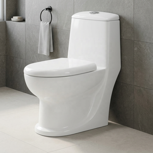 WC monobloc de style classique en céramique indienne, à double chasse, à prix abordable, pour salles de bain modernes - Product Image 5