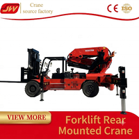 Chariot élévateur hydraulique de 30 tonnes de qualité supérieure avec grue arrière montée et moteur à engrenages à rotation 360° pour la manutention de matériaux lourds CC1200ZB8+1