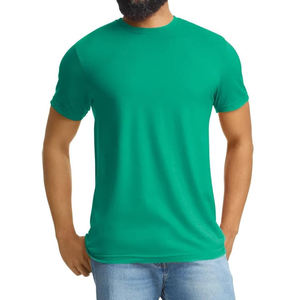 Camisetas Deportivas Personalizadas para Hombre 2025, de Secado Rápido, Transpirables, 100% Algodón, Tejido de Punto Largo, Corte Ajustado, Estilo Fitness con Estampado - Product Image 6