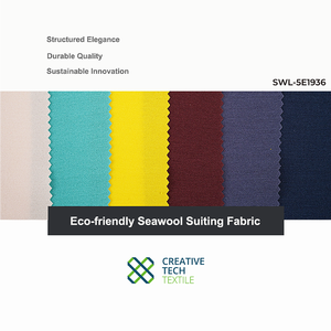 Material ecológico SWL-5E1936 con protección UV, Seawool PET/Poliéster=25/75, ideal para uniformes corporativos. - Product Image 1