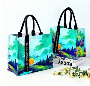 High Quality Customized Printing <b>Women</b> Handbag Souvenir <b>Tote</b> <b>Bag</b> <b>for</b> Daily Shopping Grocery - Product Image 4