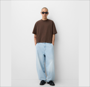 Camiseta Oversize de Algodón 100% de Alto Gramaje para Hombre, Estilo Urbano, Corte Boxy, Venta al por Mayor - Product Image 3