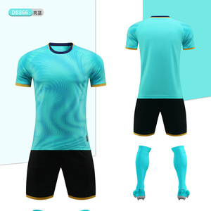 Conjunto de Camiseta de Fútbol a Rayas Rosa y Morado para Hombre, Impresión por Sublimación, Poliéster Transpirable, Kit de Entrenamiento, Tallas para Adultos 3XS-4XL - Product Image 4