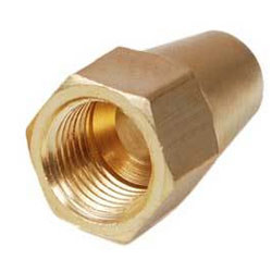 Tuerca de conexión larga de latón forjado de 3/8" y 1/2" clásica superior personalizada para tuberías - Product Image 6