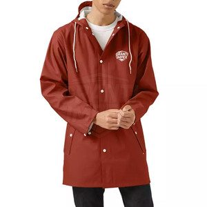 Vente en gros de manteaux à capuche pour hommes de haute qualité, respirants, écologiques, avec logo personnalisé imprimé, grandes tailles, vente directe d'usine - Product Image 5