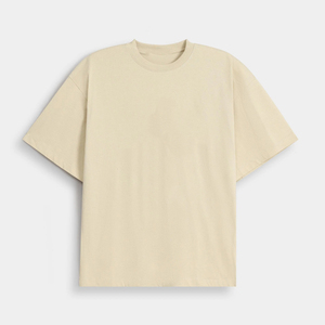 Camiseta de Verano para Hombre, Estilo Vintage, Cuello Redondo, Ajuste Regular, Manga Corta, 200 Gramos, 100% Algodón Transpirable, Anti-Pilling - Product Image 1