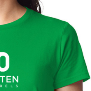 Camiseta de Mujer de Peso Medio en Color Verde Irlandés, Camiseta de Manga Corta de Algodón Suave, Top Básico Informal y Cómodo, Calidad Premium - Product Image 6