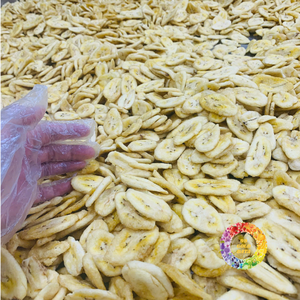 Fournisseur fiable au Vietnam : Chips de bananes séchées nutritives et croustillantes, délicieuses collations de fruits secs, bananes tranchées croustillantes - Product Image 1