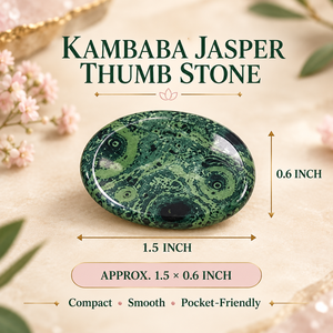 หินแจสเปอร์สีเขียวธรรมชาติทรงรีขัดเงาสำหรับทำเครื่องประดับและสะสมอัญมณี - Product Image 2