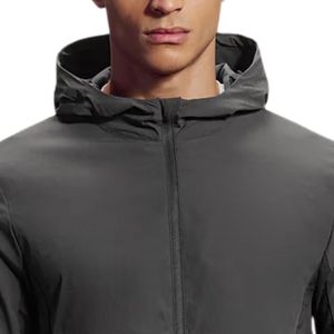 <b>Mens</b> <b>Lightweight</b> Outdoor Windbreaker Performance <b>Jacket</b> Breathable Water Resistant Sports Coat Full Zip Custom Apparel - Product Image 3