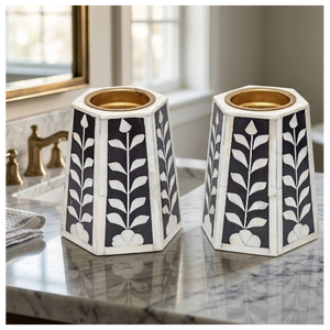 Precioso quemador de incienso Bakhoor con mosaico de perlas y tapa acrílica, ideal como centro de mesa para el hogar. - Product Image 5