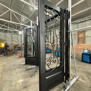 ประตูเหล็กดัดสำหรับบ้านพักอาศัย - ประตูโลหะที่ทนทาน ดีไซน์สวยงาม และทนทานต่อการใช้งานกลางแจ้งในระยะยาว - Product Image 6