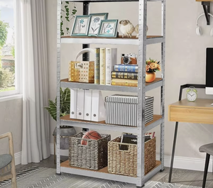 Heavy Duty 5 Tier Boltless Metal Shelving <b>Unit</b> Industrial Warehouse <b>Storage</b> Rack Garage Shed Organizer Durable Steel - Product Image 4