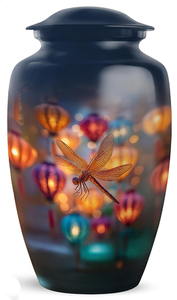 โกศบรรจุอัฐิทองเหลืองทำมือสมัยใหม่สำหรับผู้ใหญ่ โกศตกแต่งสำหรับงานศพสำหรับชายและหญิง ราคาขายส่ง - Product Image 3