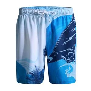 Pantalones Cortos Bermuda Casuales Premium para Hombre, Transpirables, de Secado Rápido, Ligeros, 100% Poliéster, Cintura Elástica, Personalizables OEM/ODM - Product Image 4
