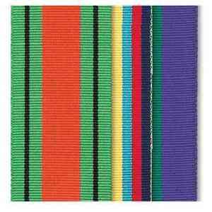 Pakistan Manufacturer Wholesale 100% Silk Grosgrain Fabric Ceremonial Moire Medal <b>Ribbon</b> - Product Image 1