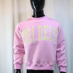 Sweat-shirts TRI DELTA à col montant 450 GSM, broderie personnalisée avec nom, coupe ample et oversize, 100% coton molletonné French Terry - Product Image 4