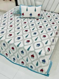 Draps de lit king size de qualité supérieure, 2 taies d'oreiller réversibles, imprimé élégant, tissu doux, prix de gros pour la chambre à coucher - Product Image 4