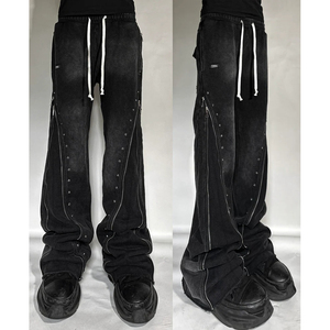 Pantalones Deportivos de Hombre con Pedrería, Cintura Elástica, Casuales, de Lona, Cintura Media, Impermeables, Transpirables, de Secado Rápido, Alta Calidad, Bajo Precio - Product Image 3