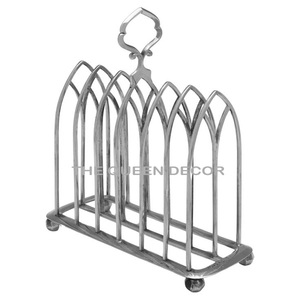 Great Quality Aluminum Metal Fancy Stylish Shinny Polish Toast Racks Attractive Design <b>Kitchen</b> <b>Accessories</b> - Product Image 2