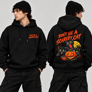 Sudadera con Capucha de Felpa Gruesa, Ecológica, Transpirable, con Forro de Mezcla de Algodón, Estampado Trasero, Estilo Casual Urbano para Hombre, para Halloween - Product Image 3