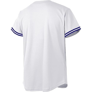 Camiseta de Béisbol Personalizada de Talla Grande, Uniforme Deportivo Personalizado con Sublimación, Camiseta Blanca para Hombres, Mujeres y Niños - Product Image 4