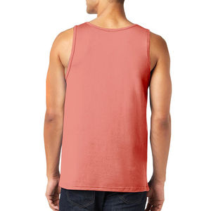 Camiseta sin mangas de compresión para hombre, de algodón grueso, para gimnasio, fitness, running, tipo stringer, ajustada, con ribetes. - Product Image 4