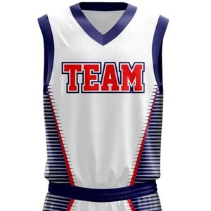 Camiseta de Baloncesto Unisex para Adultos, Diseño Personalizado OEM, Impresión por Transferencia de Calor, Malla Transpirable, Sin Mangas, Tallas Grandes, 100% Poliéster - Product Image 2
