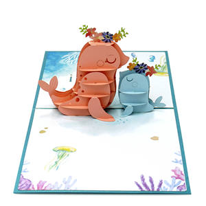 Tarjetas 3D Pop-up en Blanco para el Día de la Madre - Diseño y fabricación personalizados de HMG en Vietnam - Product Image 3