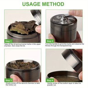 Miglior Regalo: Trituratore per Erbe e Spezie alla Vaniglia con Manico in Metallo, 1 Pezzo - Product Image 2