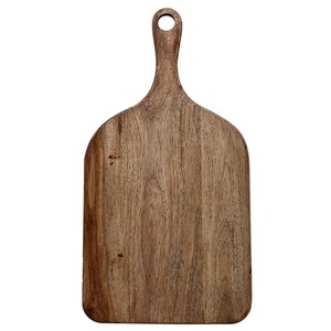 Tabla de Queso Clásica de Madera de Acacia de Alta Calidad, Tabla de Queso de Mármol, Tabla Redonda de Lujo para Pizza para Mesa de Comedor - Product Image 3