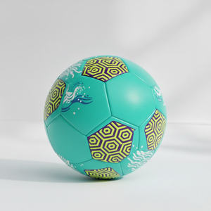 Ballons de football hybrides de qualité supérieure, taille 5, en mousse PU, avec logo personnalisé, prix de gros 2026 - Product Image 1