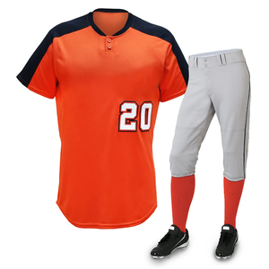 Nuevo uniforme de béisbol a precio razonable para unisex, hecho en Pakistán, de la mejor calidad, uniforme de béisbol al por mayor, transpirable y de alta calidad. - Product Image 1