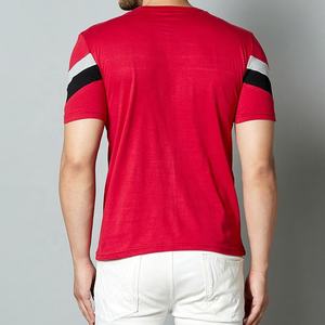 Wholesale Price <b>Men</b> <b>Stripes</b> <b>T</b> <b>Shirt</b> Short Sleeves 100% Cotton <b>T</b>-<b>Shirt</b> O-Neck <b>T</b> Custom Printing <b>Men</b> Breathable Slim Fit <b>T</b> <b>Shirt</b> - Product Image 3