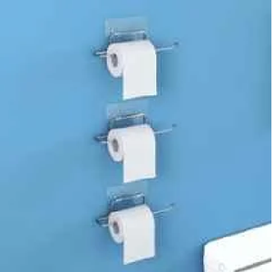 Moderno Portarrollos de Papel Higiénico Cuadrado de Acero Inoxidable, Soporte de Pared para Rollo de Papel Higiénico para Baño - Product Image 2