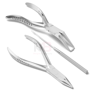 Kit d'outils professionnels pour extensions capillaires, nouveauté très demandée, pinces en acier inoxydable avec outil à boucle et crochet pour usage commercial - Product Image 2