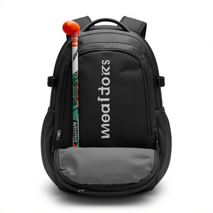 Sac à dos de rangement pour équipement de hockey sur gazon avec porte-crosse, sac de sport pour joueurs, équipes, entraînement, voyages et matchs - Product Image 1