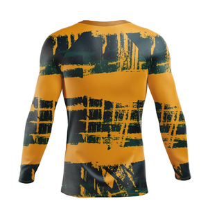 T-shirt de compression respirant unisexe à manches longues de haute qualité avec appliqué personnalisé pour l'entraînement BJJ, la gym et le MMA - Product Image 2