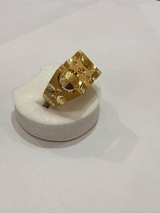 Anillo de Diseño Geométrico Circular para Hombre, Chapado en Oro, de Latón, Joyería de Moda, Regalo, Hecho a Mano, Producto al por Mayor - Product Image 1