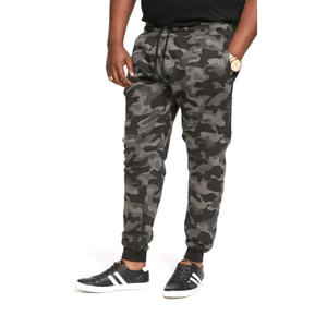 กางเกงจ็อกเกอร์ลายพรางสำหรับผู้ชาย คุณภาพสูง ผ้าฟลีซ ทรงเข้ารูป สีเทา ลายพราง กางเกงวอร์มเอวยางยืด ทรงสอบ สำหรับออกกำลังกาย - Product Image 4