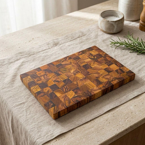 Planche à découper en bois d'acacia avec poignée, idéale pour la charcuterie, le pain et le fromage – Nouveauté très prisée - Product Image 6