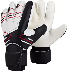 Guantes de Portero de Fútbol 2026, Completos, de Cuero PU, Antideslizantes, Transpirables, con Correa de Muñeca Ajustable, Unisex, Equipamiento Deportivo - Product Image 3