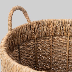 Juego de 3 cestas de almacenamiento de mimbre tejidas a mano, cestas de almacenamiento artesanales, venta al por mayor, ecológicas, hechas en Vietnam - Product Image 5