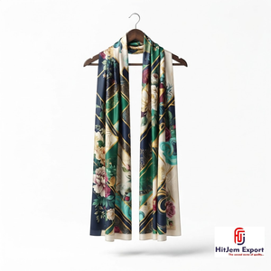 Premium Printed Long <b>Scarf</b> Soft Fabric Custom Head <b>Scarf</b> White Label OEM ODM Low MOQ Textile Manufacturer Export Supplier - Product Image 3