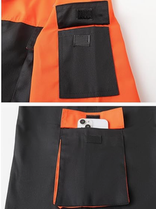 ชุดคลุมทำงานของผู้ชายชุดเอี๊ยมช่างเครื่องจั๊มสูททำงานมีหลายกระเป๋า - Product Image 6