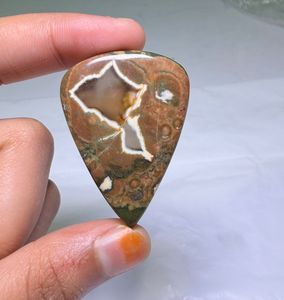Cabochon de Jaspe Rholiite 100% Naturel de Haute Qualité, Pierre Précieuse en Vrac pour la Guérison, Jaspe en Gros pour la Fabrication de Bijoux - Product Image 3