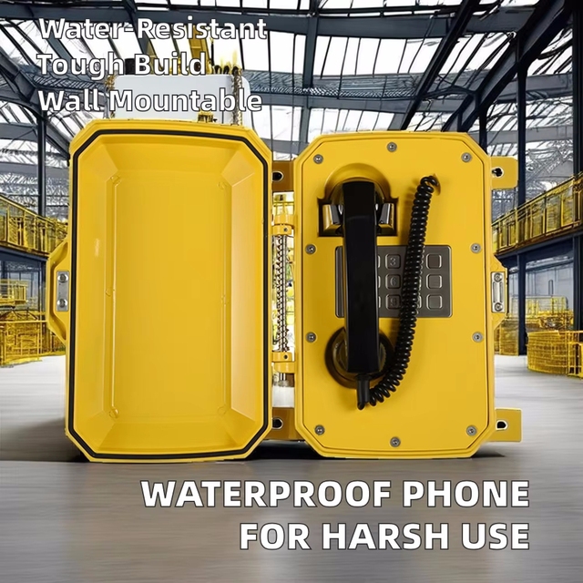 IP66 watrer proof industrial telephone mannufactory handset communication ODM OEM backlight keypad